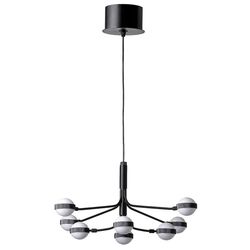 Candelabru Ikea Storslinga 8-brate (Alb/Negru)