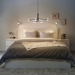 Candelabru Ikea Storslinga 8-brate (Alb/Negru) Thumb