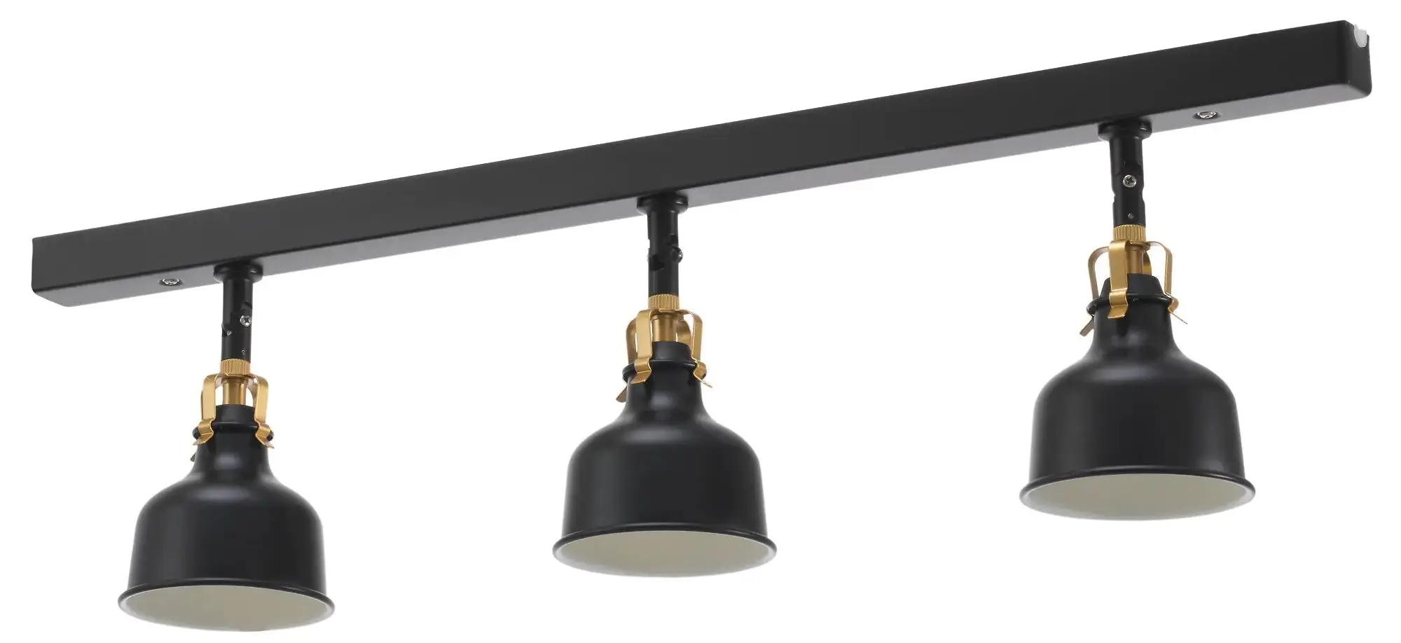 Lampa de tavan Ikea Ranarp 3 spoturi (Negru)