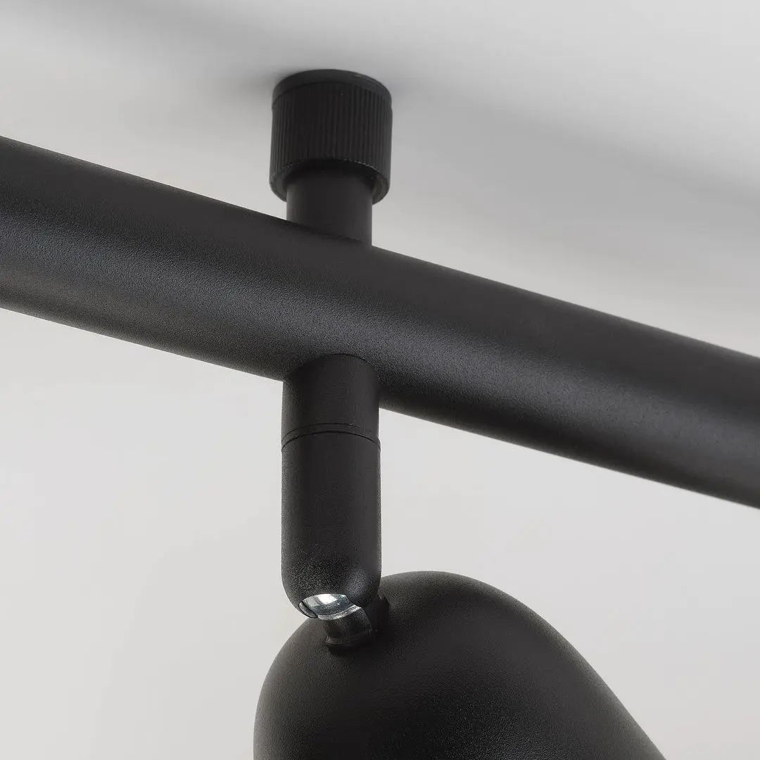 Потолочная шина Ikea Skurup 3 лампы (Черный)