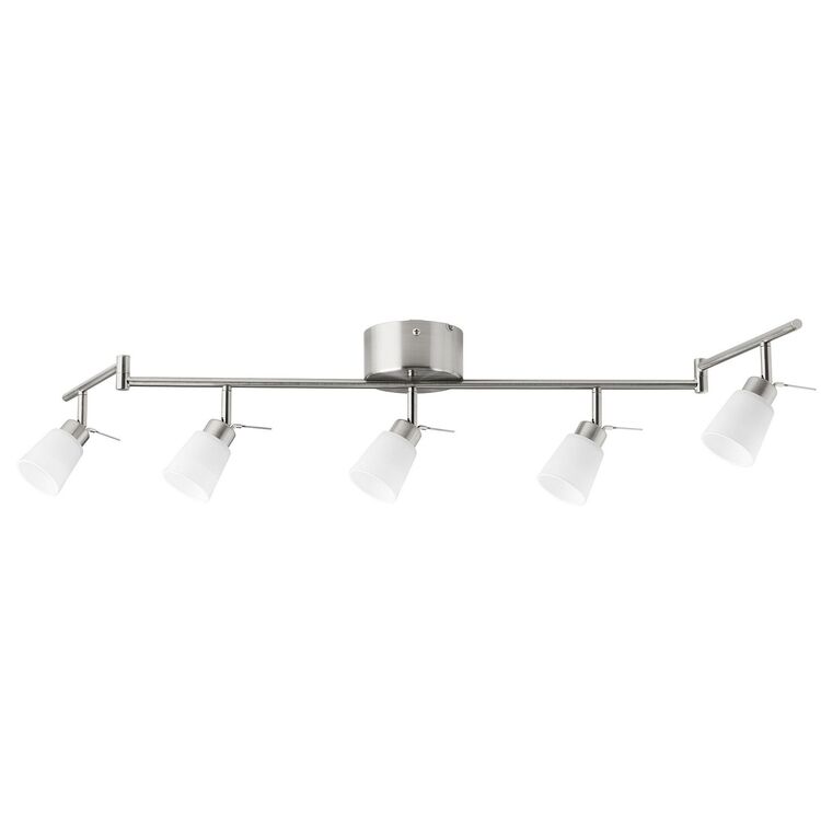 Plafonieră Ikea Tidig 5 spoturi (Nichelat)