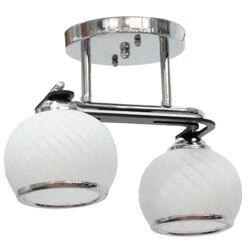 Lustra 06318/2 (Chrome/White)