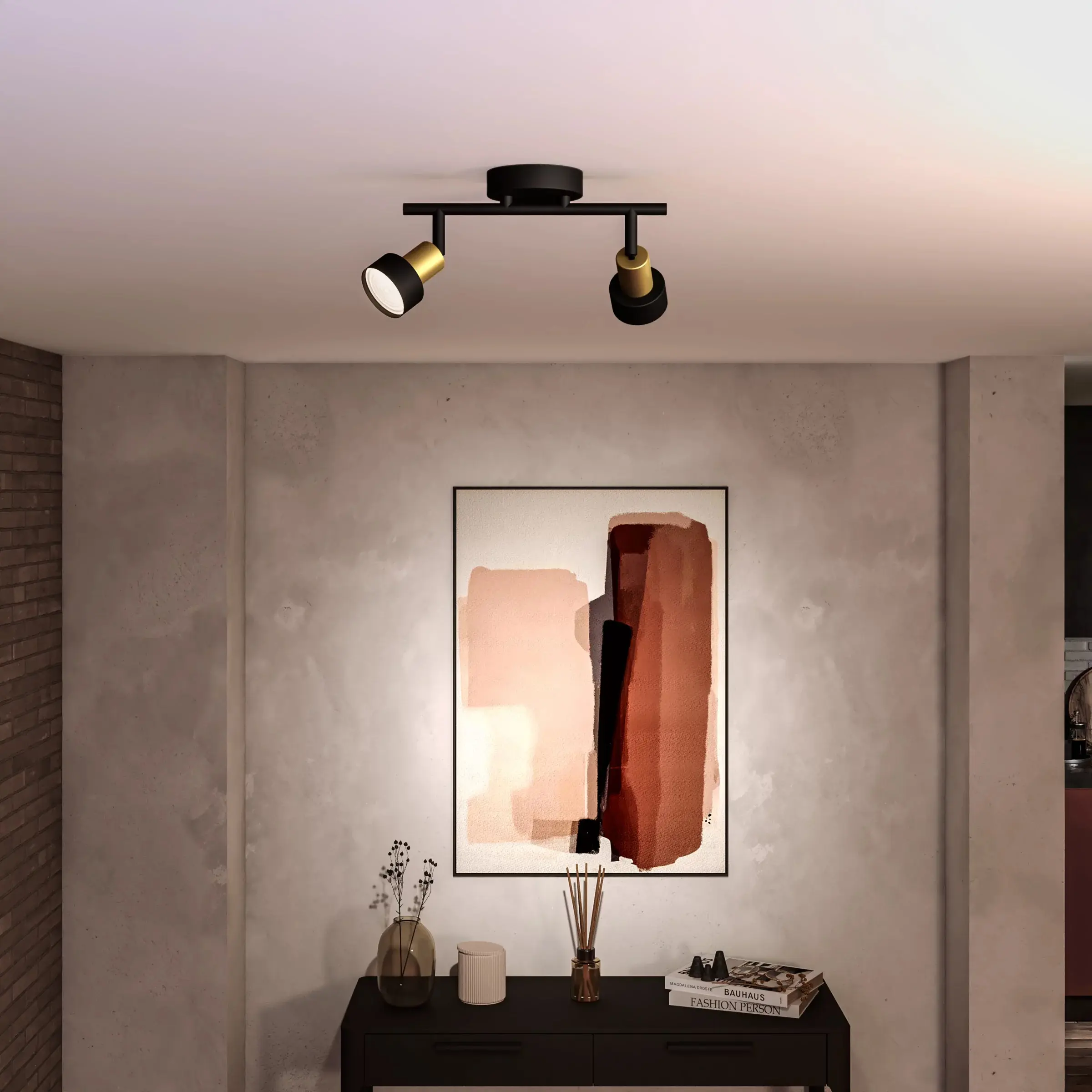 Plafoniera Philips Conduit Spotlight 2x (Black)