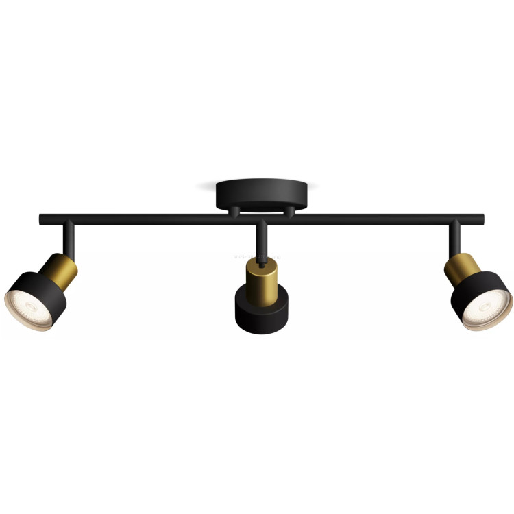 Plafoniera Philips Conduit Spotlight 3x (Black)