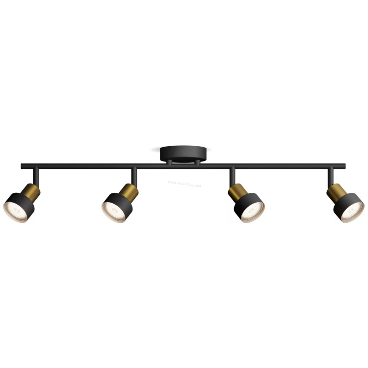 Plafoniera Philips Conduit Spotlight 4x (Black)