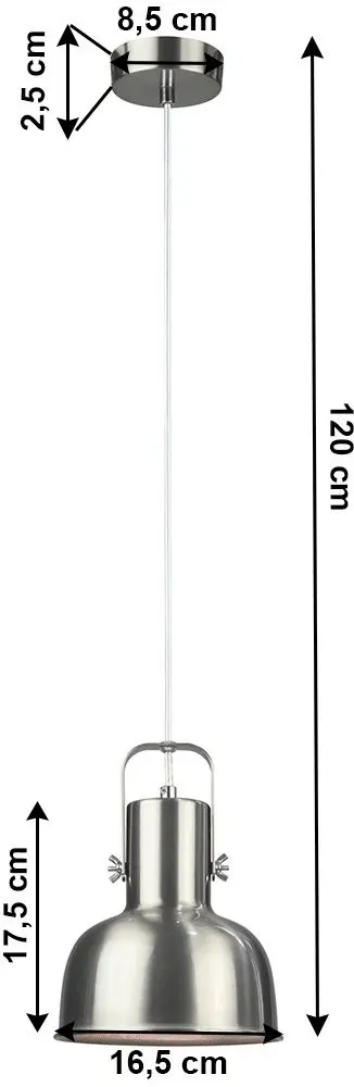 Подвесной светильник Tempo Kondela Avier Typ 3 (Nickel Matt)