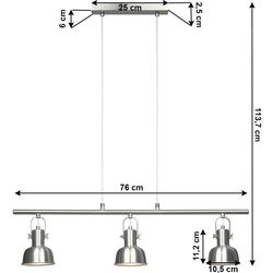 Подвесной светильник Tempo Kondela Avier Typ 4 (Nickel Matt) Thumb