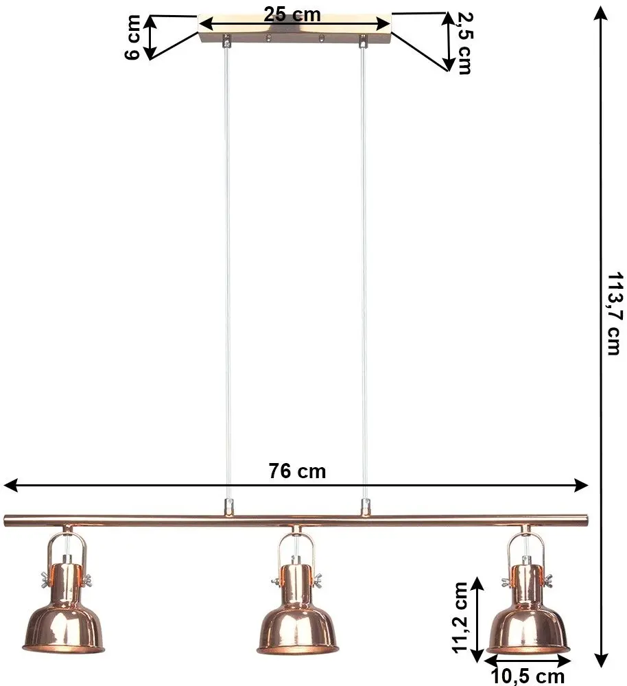 Подвесной светильник Tempo Kondela Avier Typ 4 (Pink Gold)