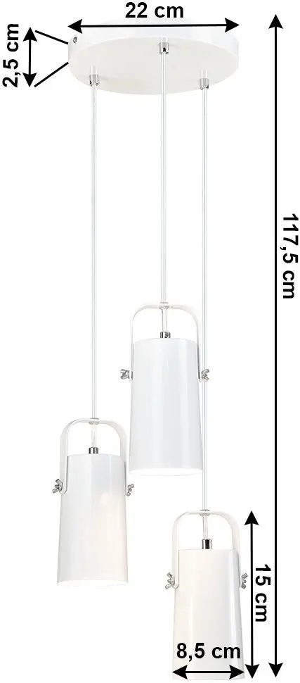Lampa suspendata Tempo Kondela Devan LP9614 (White)