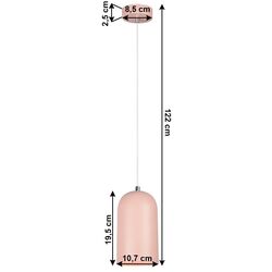 Lampa suspendata Tempo Kondela Luken (Pink) Thumb