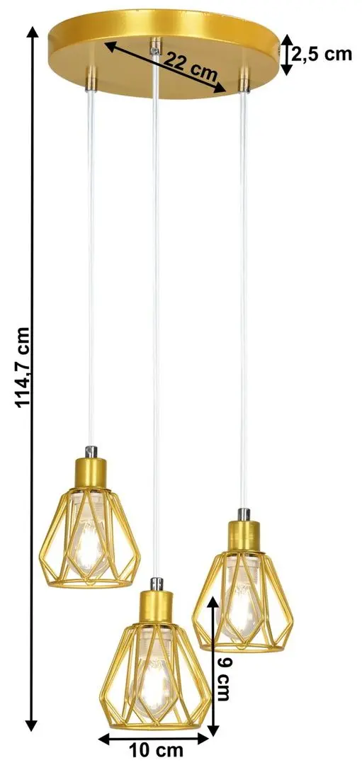 Подвесной светильник Tempo Kondela Okira Tip 1 (Gold)