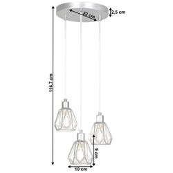 Подвесной светильник Tempo Kondela Okira Tip 1 (Silver) Thumb