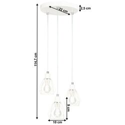 Подвесной светильник Tempo Kondela Okira Tip 1 (White) Thumb