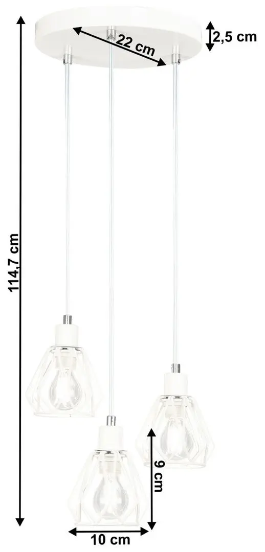 Подвесной светильник Tempo Kondela Okira Tip 1 (White)