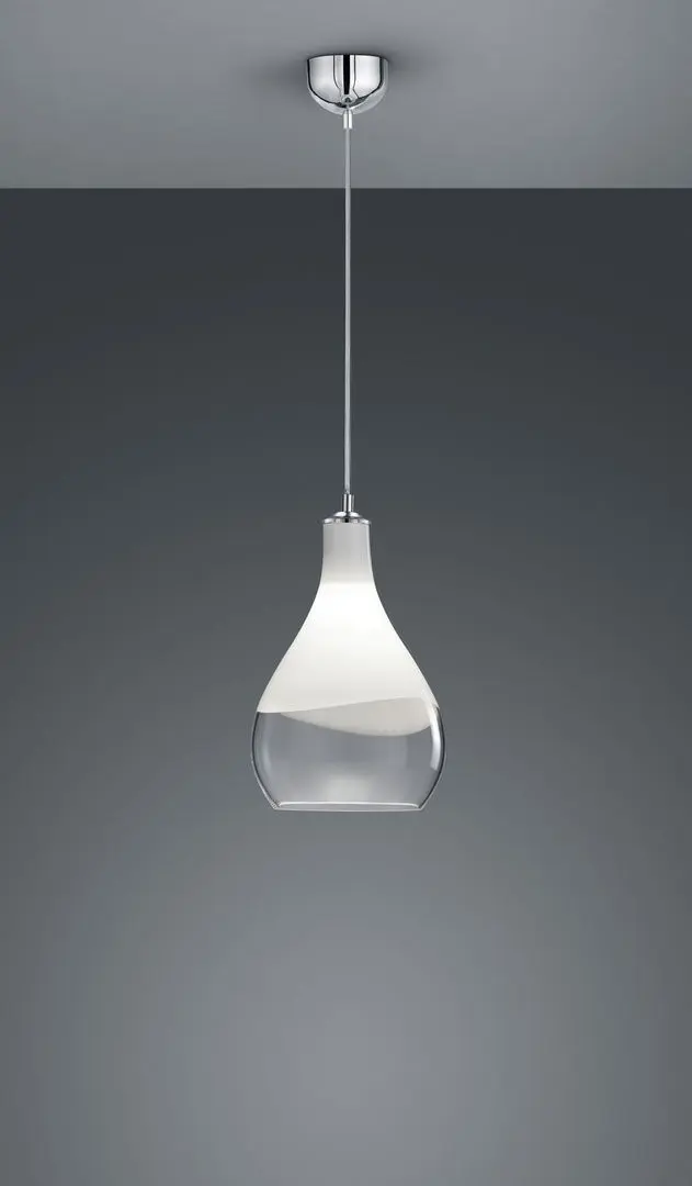 Lampa suspendata Trio Kingston 40W (Chrome/White)