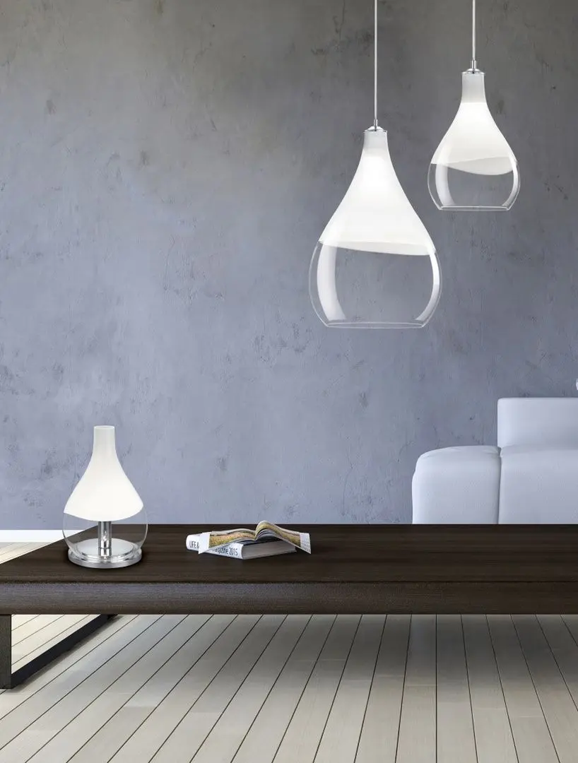 Lampa suspendata Trio Kingston 40W (Chrome/White)