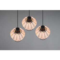 Lampa suspendata Trio Borka R31263336 (Black/Wood) Thumb