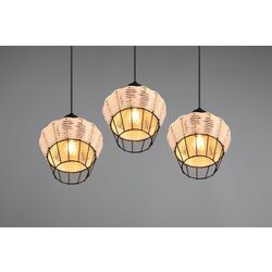 Lampa suspendata Trio Borka R31263336 (Black/Wood) Thumb