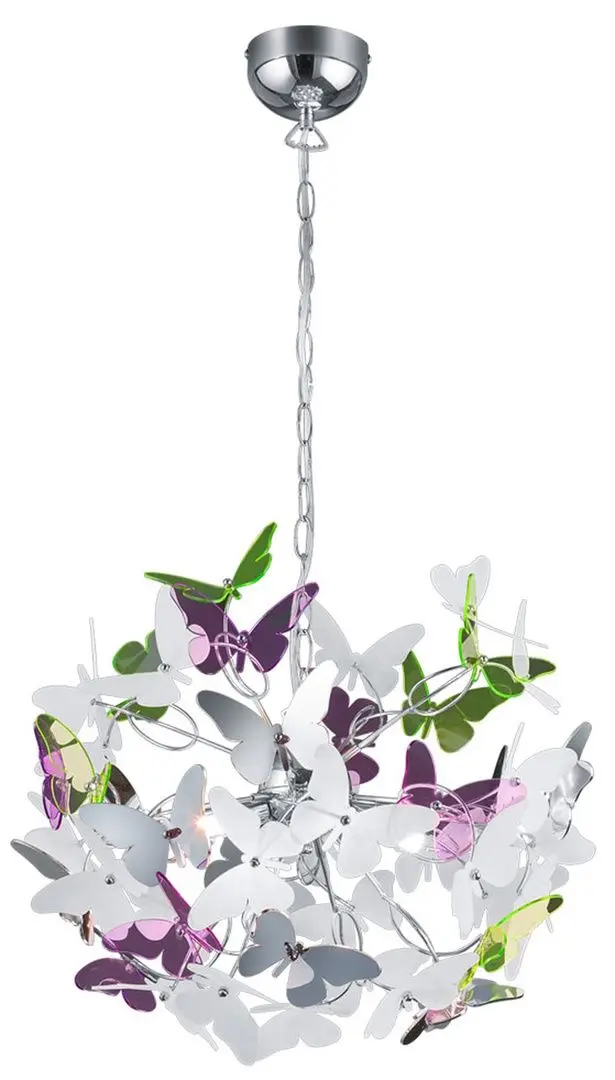 Lampa suspendata Trio Butterfly (Multicolor)