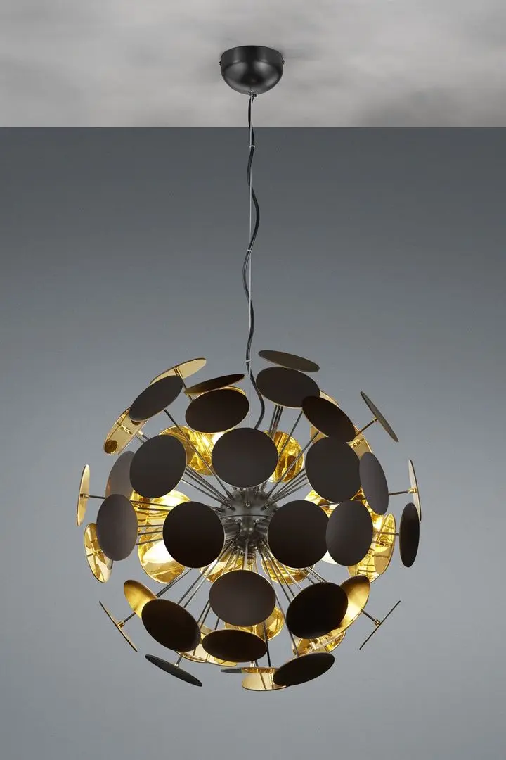 Lampa suspendata Trio Discalgo (Black Matte)