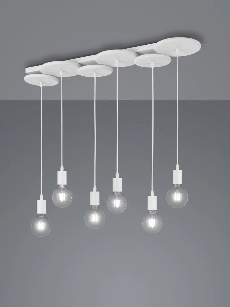 Lampa suspendata Trio Discus (White Matte) - 3