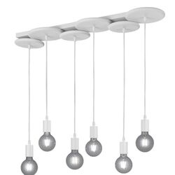 Lampa suspendata Trio Discus (White Matte)