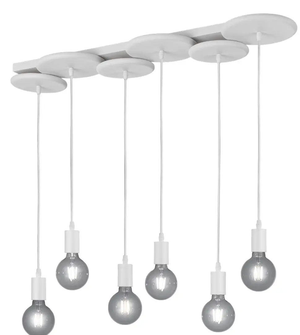 Lampa suspendata Trio Discus (White Matte)