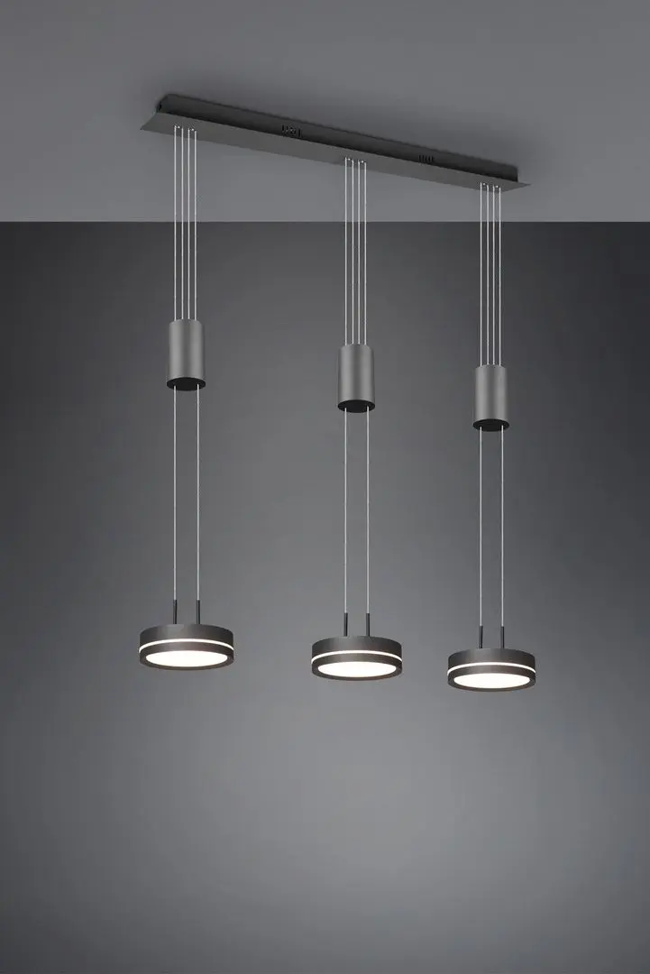 Lampa suspendata Trio Franklin 326510342 (Anthracite)