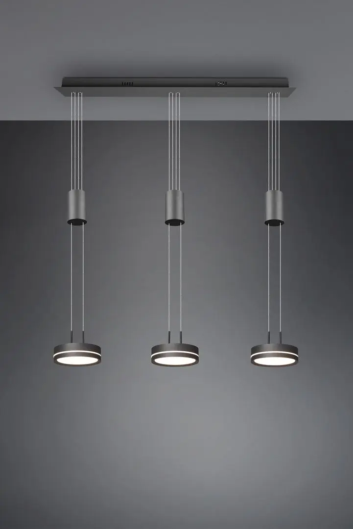 Lampa suspendata Trio Franklin 326510342 (Anthracite)