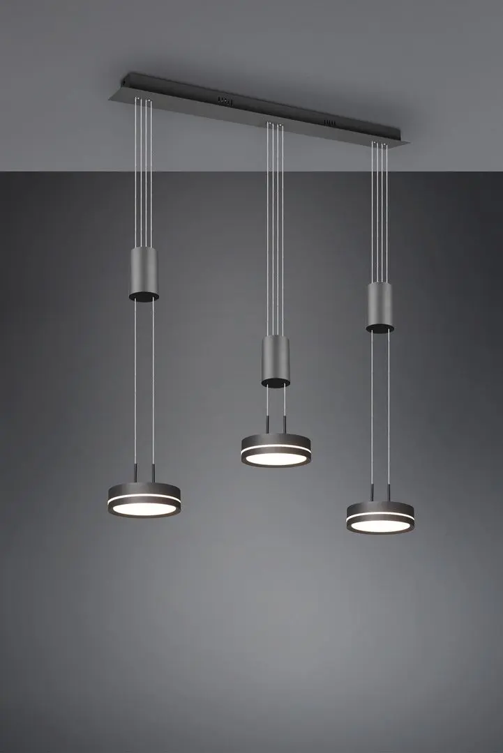 Lampa suspendata Trio Franklin 326510342 (Anthracite)