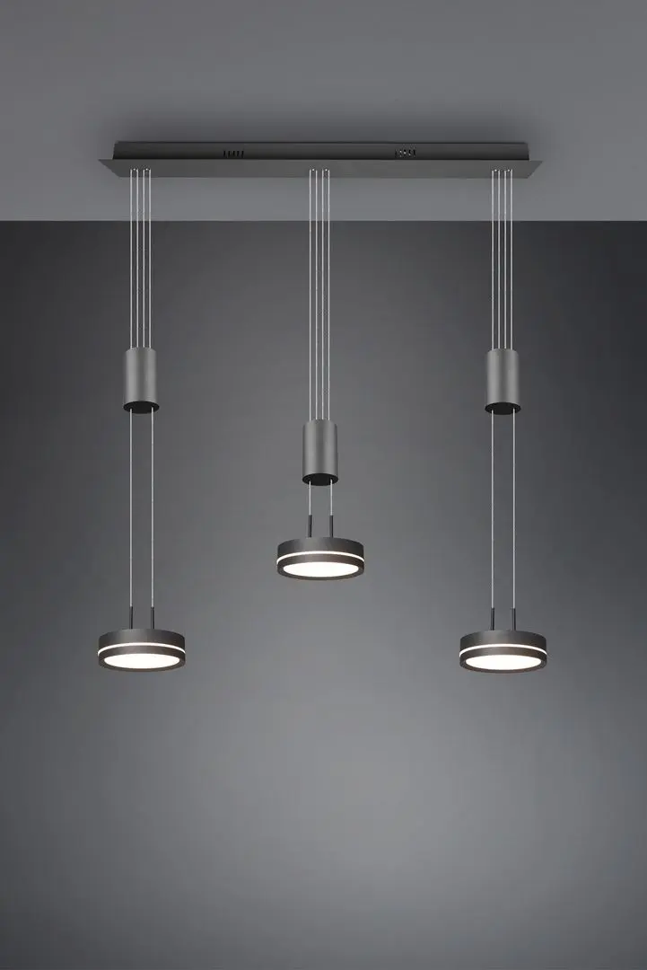Lampa suspendata Trio Franklin 326510342 (Anthracite)