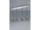 Lampa suspendata Trio Kolani 4xE14 (Chrome/Smoke)