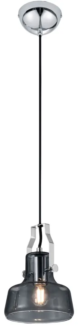 Подвесной светильник Trio Kolani (Chrome/Smoke)