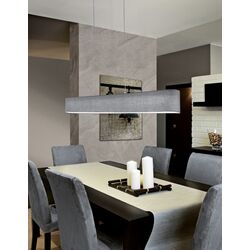 Lampa suspendata Trio Lugano (Chrome/Grey) Thumb