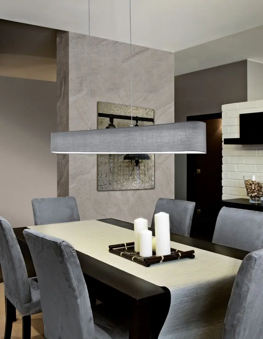 Lampa suspendata Trio Lugano (Chrome/Grey)