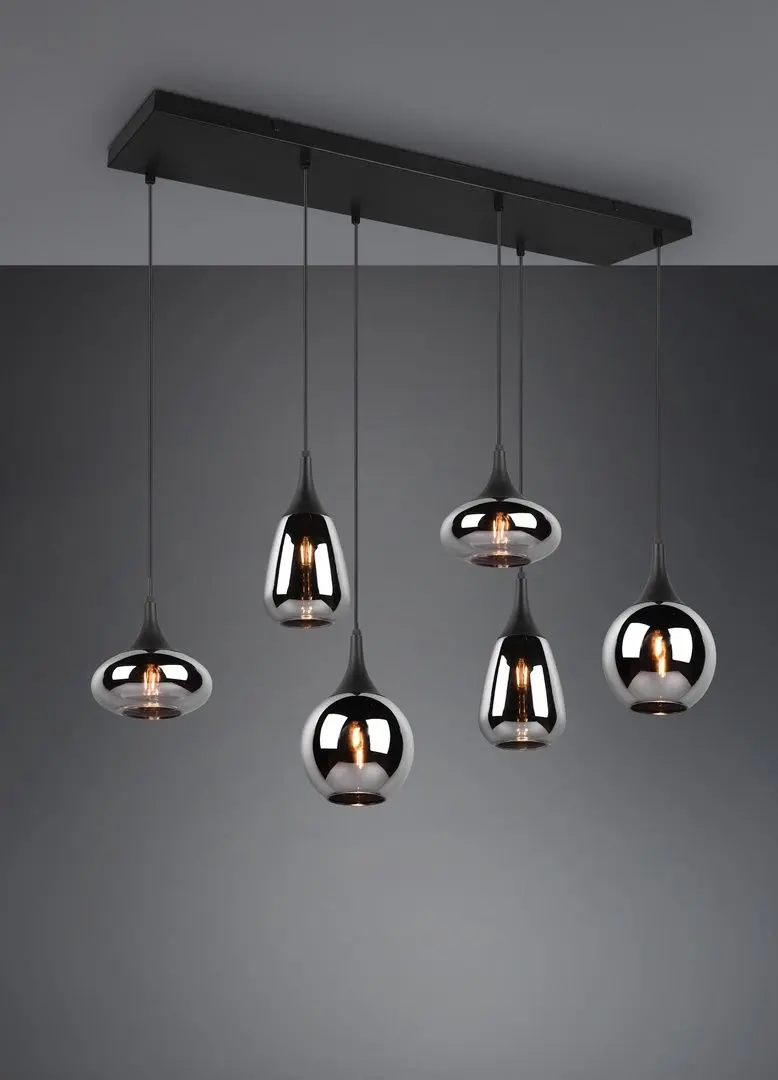Lampa suspendata Trio Lumina 317000632 (Black Matte) - 2