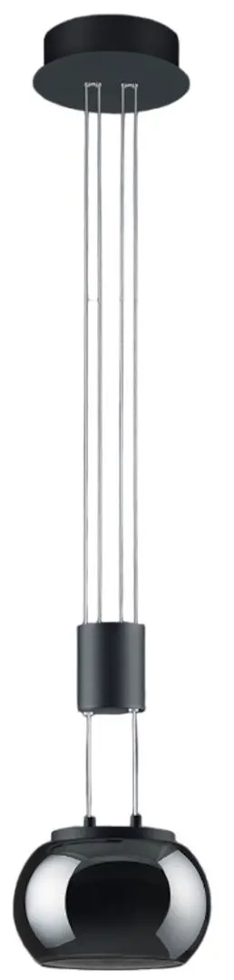 Подвесной светильник Trio Madison 342010132 (Black Matte)