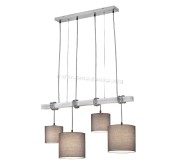 Lampa suspendata Trio Padme R30364007 (Nickel Matte/Grey)