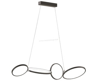 Lampa suspendata Trio Rondo (Black Matte)