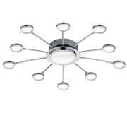 Plafonieră Trio Bodrum 673311106 (Chrome/White)