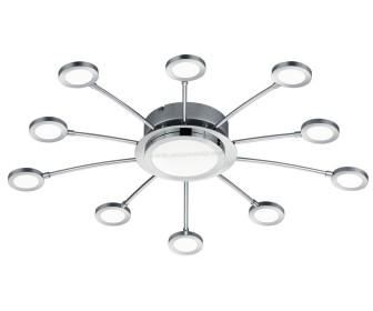 Plafonieră Trio Bodrum 673311106 (Chrome/White)