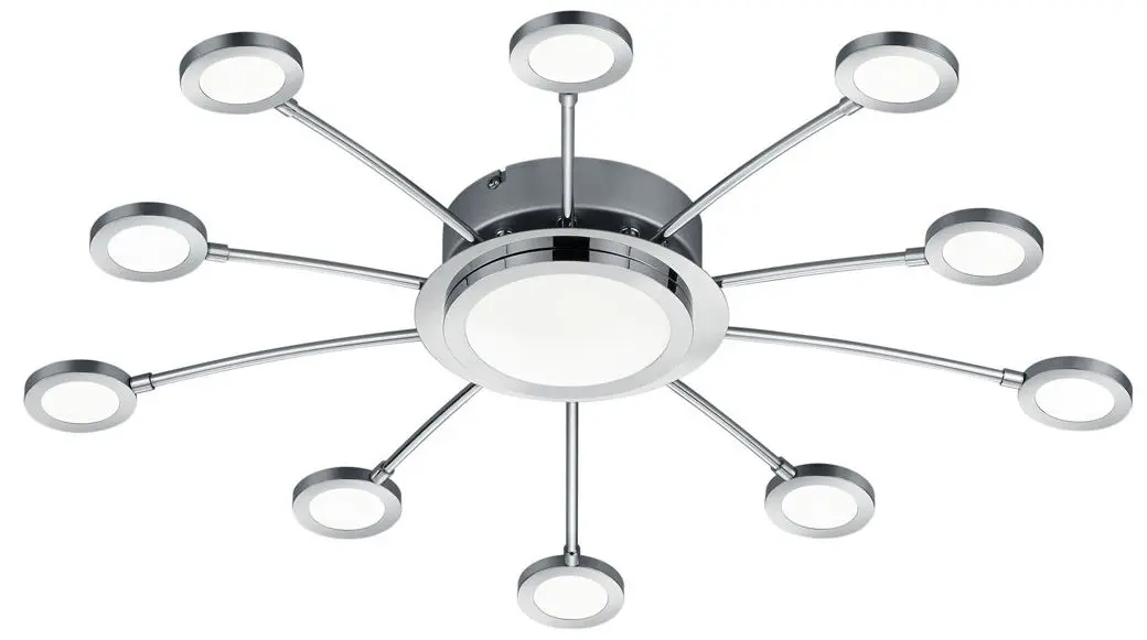Plafonieră Trio Bodrum 673311106 (Chrome/White)
