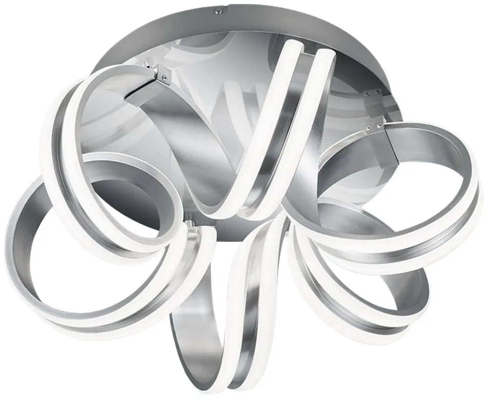 Plafonieră Trio Carrera 625010105 (Brushed Aluminium)