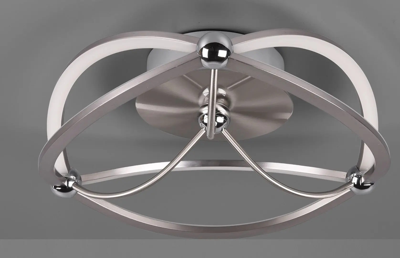 Потолочный светильник Trio Charivari 621210107 (Nickel Matte)