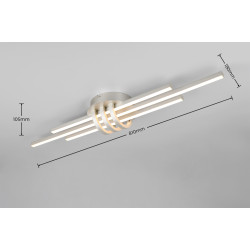 Plafoniera Trio Cinto R67873107 (Nickel) Thumb