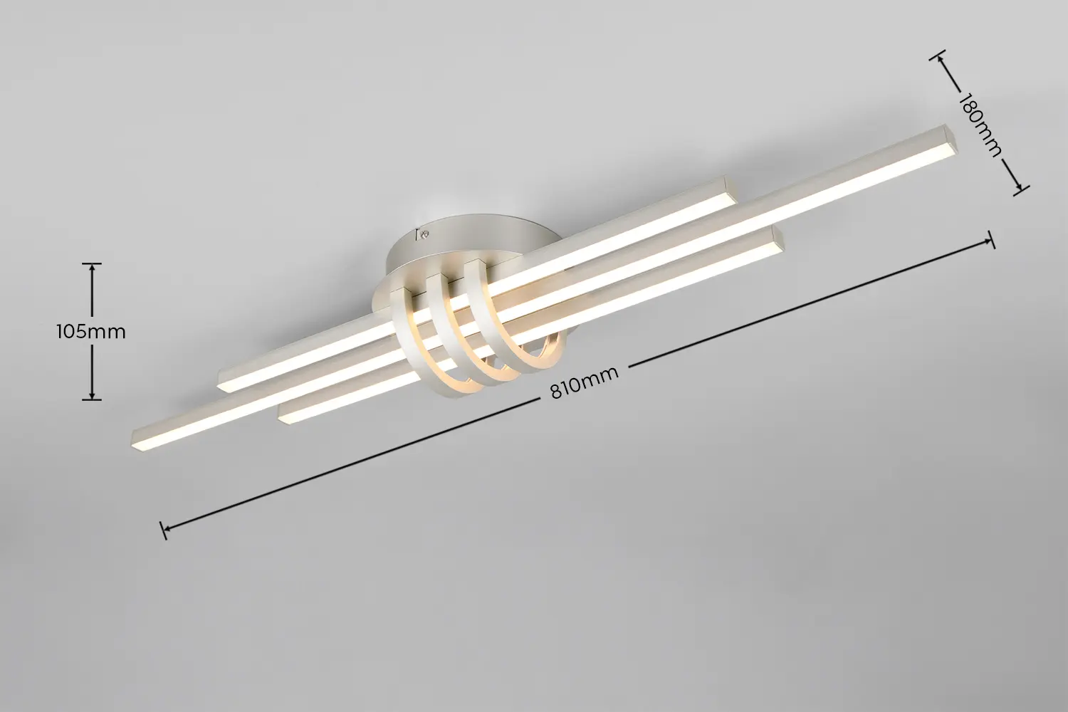 Plafoniera Trio Cinto R67873107 (Nickel)