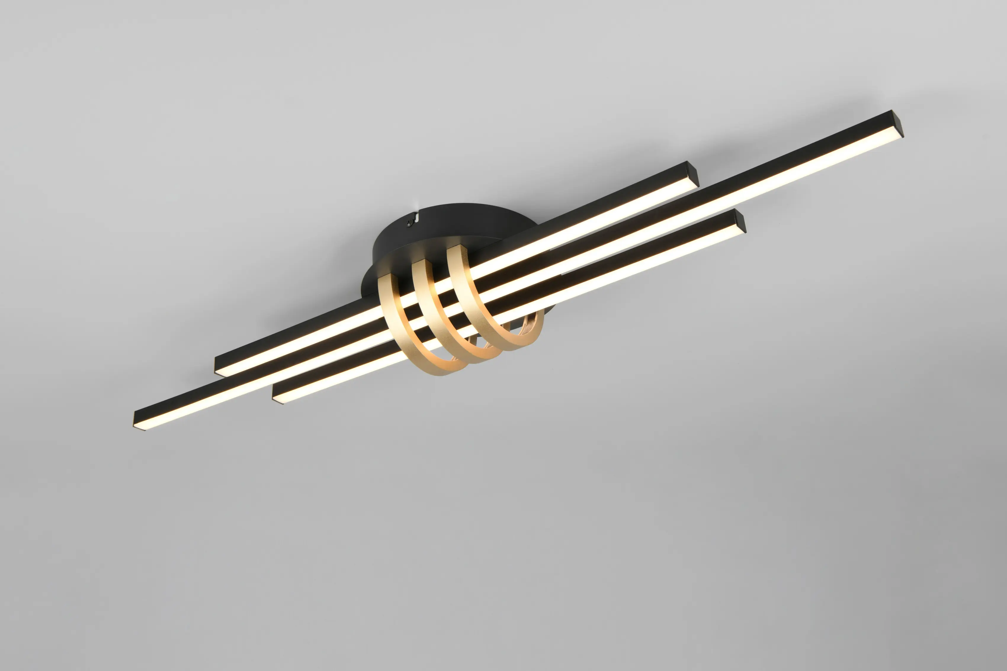 Потолочный светильник Trio Cinto R67873180 (Black/Gold)