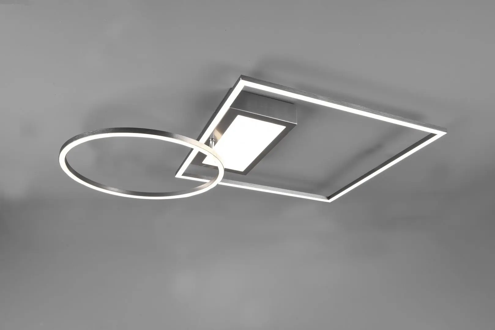 Потолочный светильник Trio Downey 620510307 (Nickel Matte)