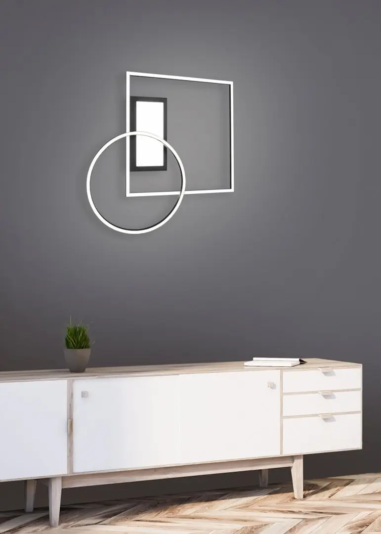 Plafoniera Trio Downey 620510332 (Black Matte)