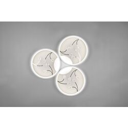 Plafoniera Trio Groovy 642110331 (White Matte) Thumb